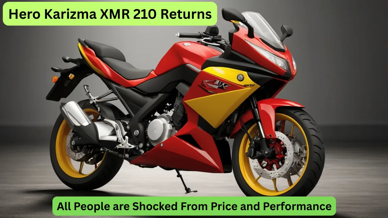 Hero Karizma XMR 210 Returns with a Sporty Avatar, Powerful Engine, and Aggressive Pricing!