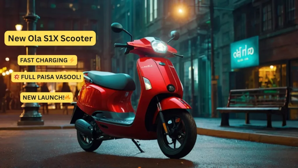 New Ola S1X Scooter with Full Paisa Vasool Features – Face Unlock, Fast Charging aur Stylish Design!