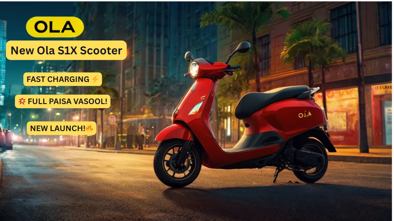 New Ola S1X Scooter with Full Paisa Vasool Features – Face Unlock, Fast Charging aur Stylish Design!