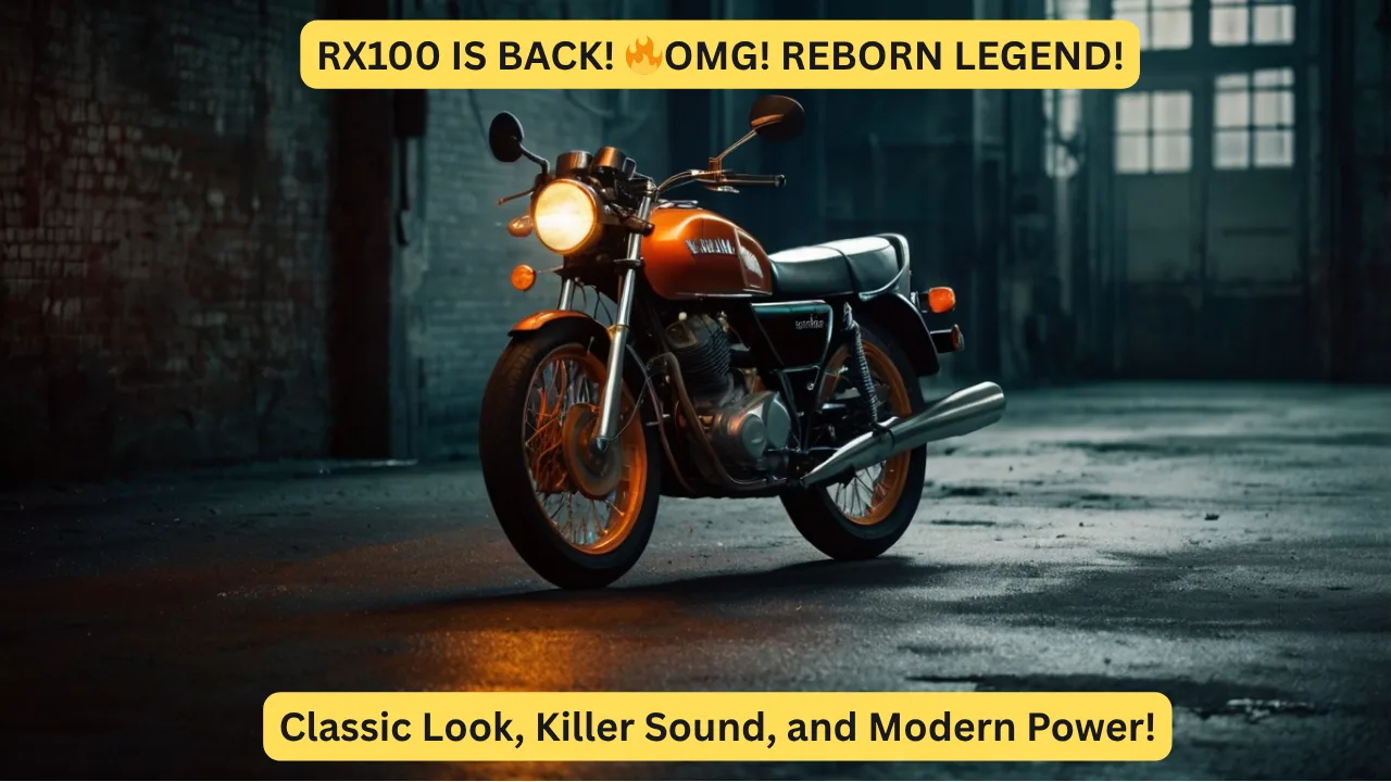 OMG! Yamaha RX100 Is Coming Back – Classic Look, Killer Sound, and Modern Power!