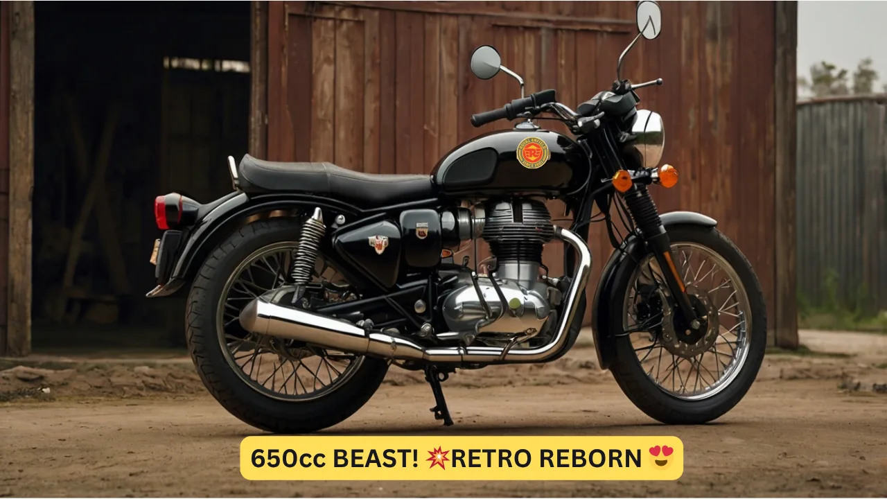Royal Enfield Fans Rejoice – New Bullet 650 Leaked with Retro Vibes and Brutal Engine!