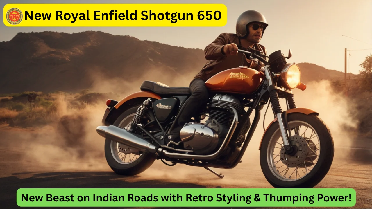 Royal Enfield Shotgun 650: New Beast on Indian Roads with Retro Styling & Thumping Power!