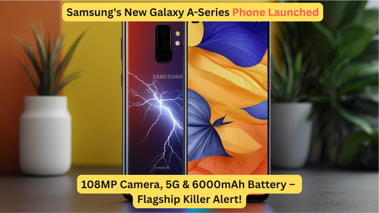 Samsung's New Galaxy A-Series Phone Launched with 108MP Camera, 5G & 6000mAh Battery – Flagship Killer Alert!