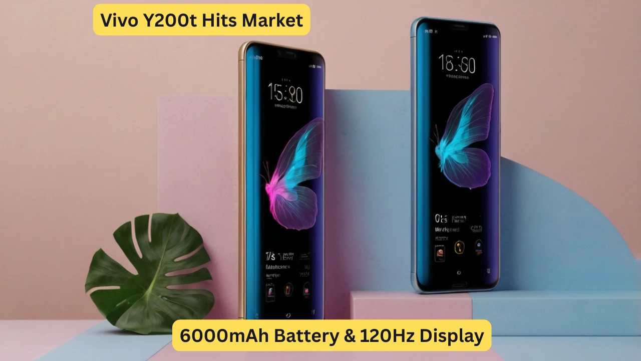 Vivo Y200t Hits Market with Stylish Design, 6000mAh Battery & 120Hz Display – Mid-Range Redefined!